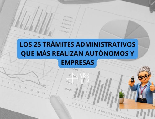 Los 25 trámites administrativos que más realizan autónomos y empresas